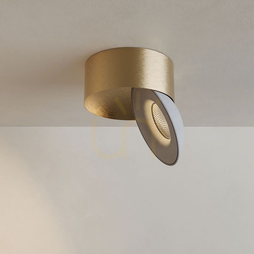 Sprawdź Reflektorek sufitowy LED s.luce Santa Neo złoty 11W 2700K 840 lm
