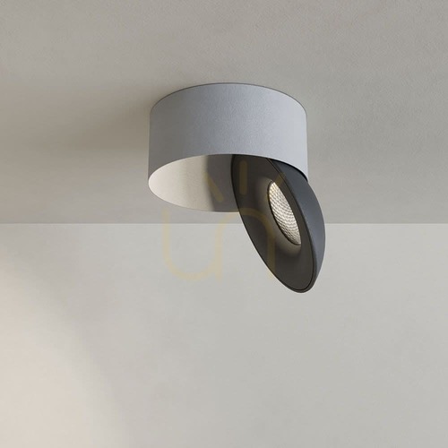 Sprawdź Reflektor sufitowy LED s.luce Santa Neo biało-czarny, natynkowy, 11W 4000K 840 lm, ściemnialny