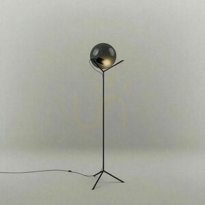 Lampa stojąca s.luce Orb Poseidon kula przydymiona 30 cm E27 170 cm small 14