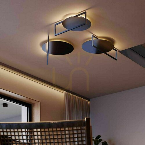 Sprawdź Plafon s.luce Artus LED złoty 50 cm metalowy nowoczesny ciepły 3000K dimmable