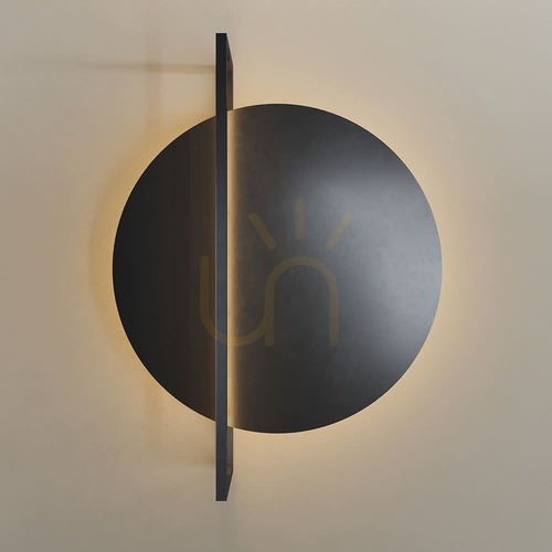 Sprawdź Plafon s.luce Artus LED czarny 50 cm metalowy okrągły 36W 3000K dimmable
