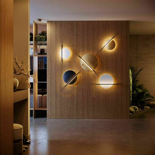 Sprawdź Plafon LED s.luce Artus czarny 30 cm okrągły metalowy 36W dimmable