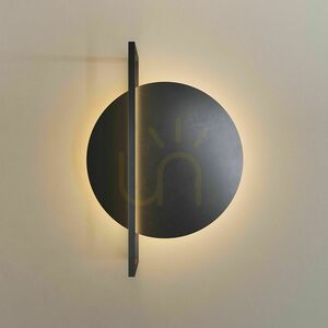 Plafon LED s.luce Artus czarny 40 cm metalowy nowoczesny ściemnialny small 13