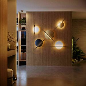 Plafon LED s.luce Artus czarny 40 cm metalowy nowoczesny ściemnialny small 0