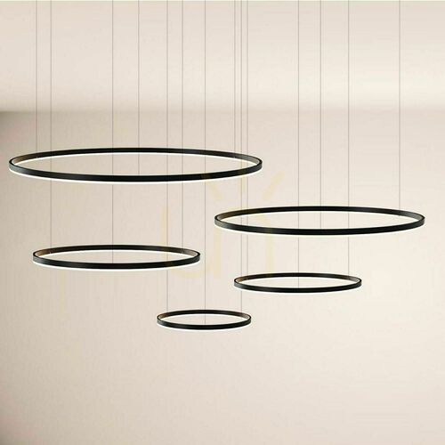 Sprawdź Żyrandol LED s.luce Ring 5-punktowy złoty minimalistyczny dniwoodomalow?