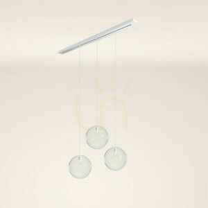 Żyrandol s.luce Orb 3-ramienny szklany 40 cm E27 czarny 40 W 11 Żyrandol s.luce Orb 3-ramienny szklany 40 cm E27 czarny 40 W small 11