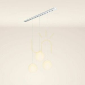 Żyrandol s.luce Orb 3-ramienny szklany 40 cm E27 czarny 40 W 12 Żyrandol s.luce Orb 3-ramienny szklany 40 cm E27 czarny 40 W small 12