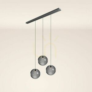Żyrandol s.luce Orb 3-ramienny szklany 40 cm E27 czarny 40 W 5 Żyrandol s.luce Orb 3-ramienny szklany 40 cm E27 czarny 40 W small 5