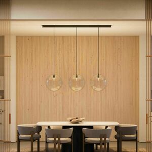 Żyrandol s.luce Orb 3-ramienny szklany 40 cm E27 czarny 40 W 0 Żyrandol s.luce Orb 3-ramienny szklany 40 cm E27 czarny 40 W small 0