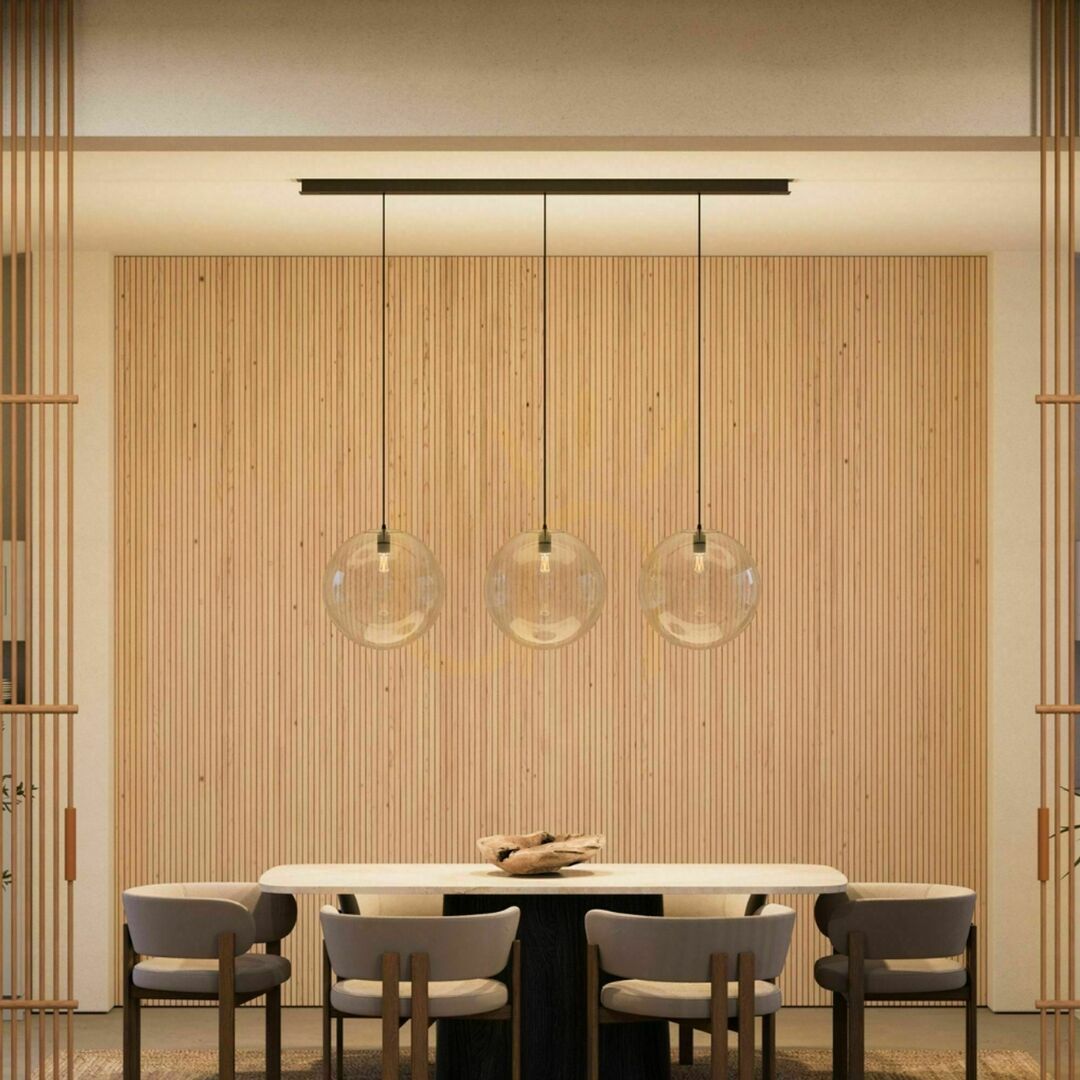 Sprawdź Żyrandol s.luce Orb 3-ramienny szklany 40 cm E27 czarny 40 W Żyrandol s.luce Orb 3-ramienny szklany 40 cm E27 czarny 40 W