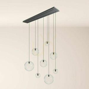 Lampa wisząca s.luce Orb 8-punktowa 160 cm złota gradientowa/czarna E27 179656 small 6