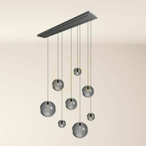 Lampa wisząca s.luce Orb 8-punktowa 160 cm złota gradientowa/czarna E27 179656 small 7