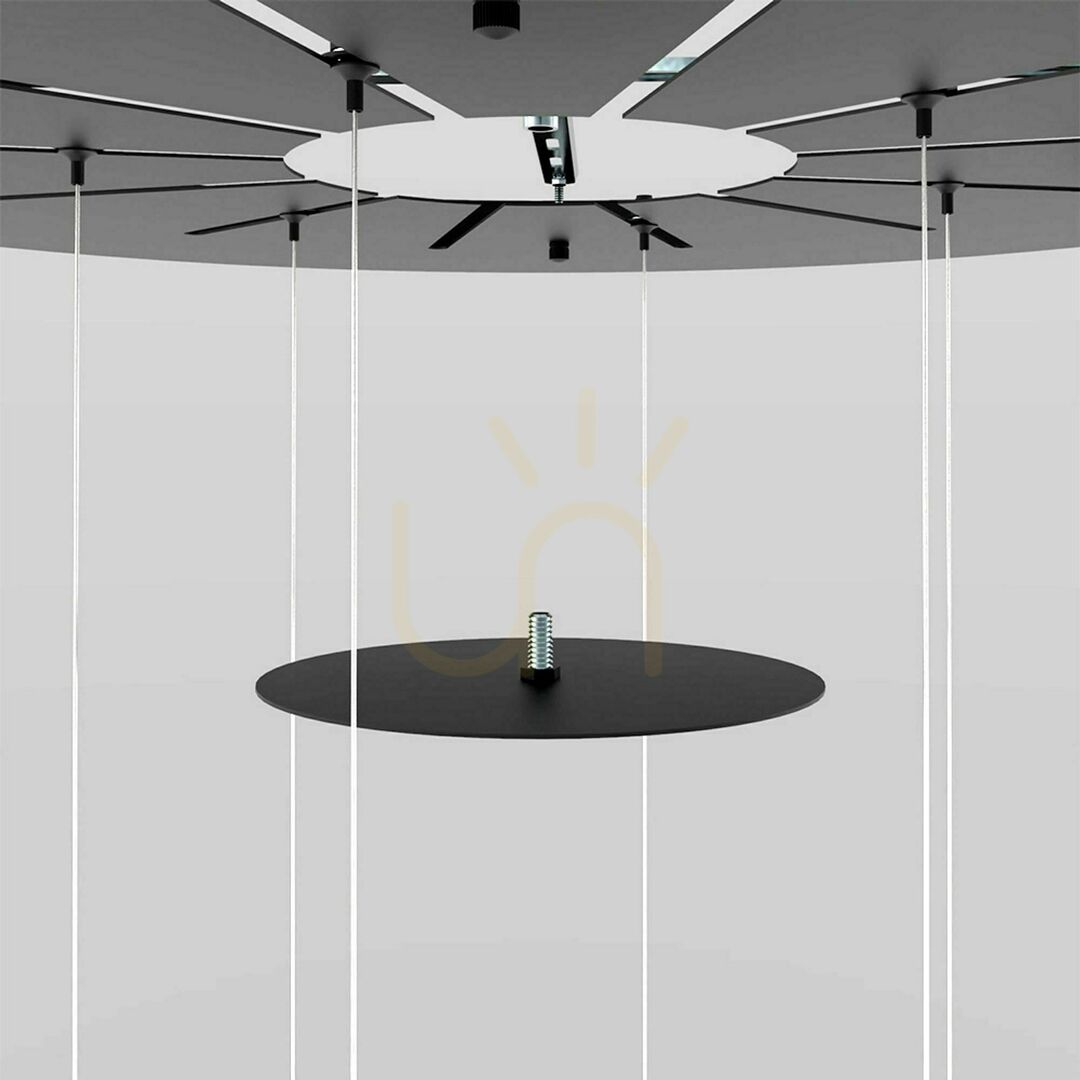 Obejrzyj Podsufitka s.luce Modular 16-punktowa biała okrągła metalowa 80 cm Podsufitka s.luce Modular 16-punktowa biała okrągła metalowa 80 cm