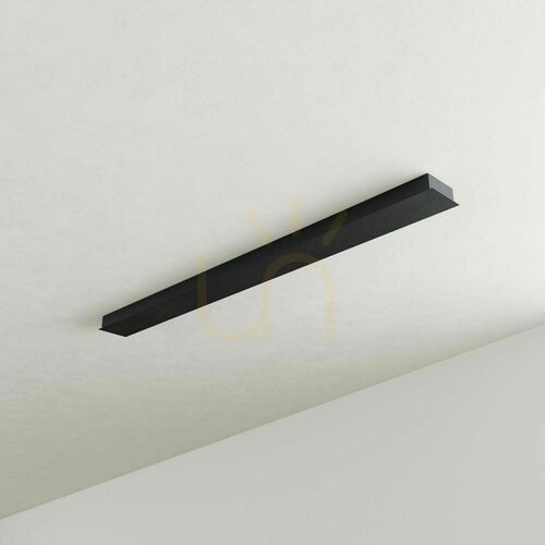 Sprawdź Belka baldachim s.luce Modular prostokątna biała metalowa 120 cm