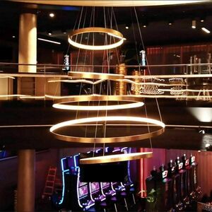 Żyrandol s.luce Ring LED złoty 120 cm dimmable nowoczesny 2 Żyrandol s.luce Ring LED złoty 120 cm dimmable nowoczesny small 2