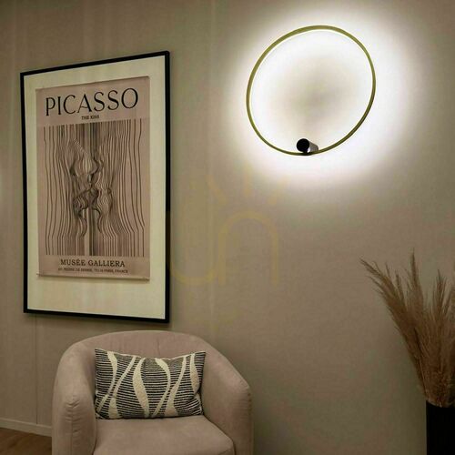 Sprawdź Plafon s.luce Ring Air LED złoty Ø 60 cm 23W 3000K dimmowalny