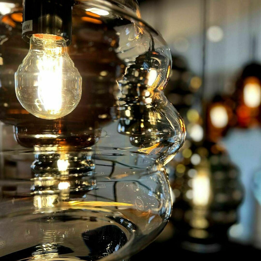 Wyświetl Żyrandol s.luce Echos szklany przydymiony 18 cm minimalistyczny społeczony Żyrandol s.luce Echos szklany przydymiony 18 cm minimalistyczny społeczony