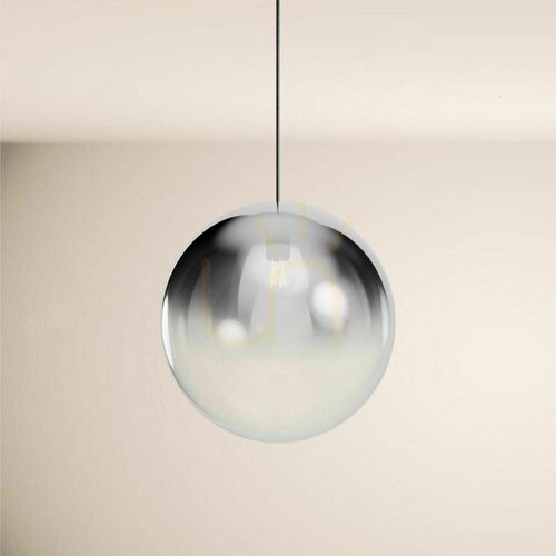 Sprawdź Żyrandol s.luce Orb szklana kula złota 40 cm szklano-metalowy minimalistyczny