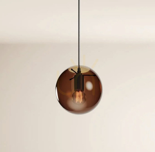 Sprawdź Żyrandol s.luce Orb szklana kula brązowa 20 cm 500 cm minimalizm