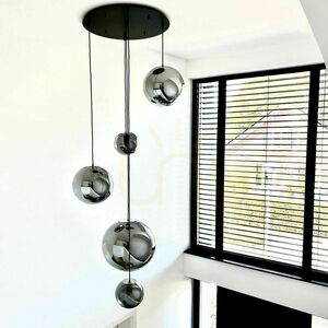 Lampa wisząca s.luce Orb szklana kula miedziana 20 cm E27 9 Lampa wisząca s.luce Orb szklana kula miedziana 20 cm E27 small 9