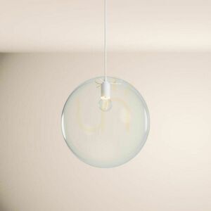 Lampa wisząca s.luce Orb szklana kula dymiona 50 cm 1x E27 small 0