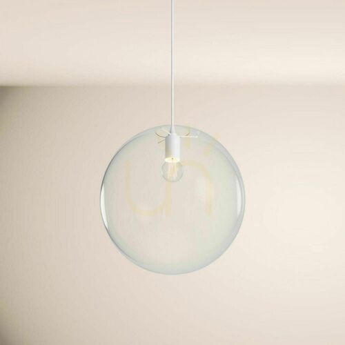 Sprawdź Lampa wisząca s.luce Orb szklana kula transparentna 50 cm 150 cm