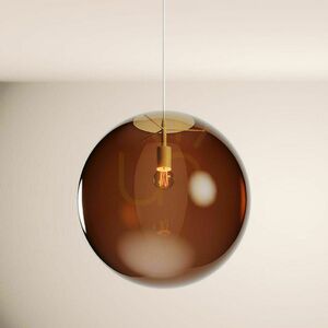 Lampa wisząca s.luce Orb szklana kula przydymiona 30 cm E27 1-punktowa 10 Lampa wisząca s.luce Orb szklana kula przydymiona 30 cm E27 1-punktowa small 10