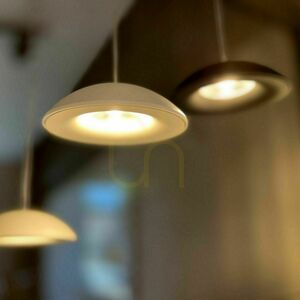 Lampa wisząca LED s.luce Santa Air czarna Ø11 cm ściemnialna small 1