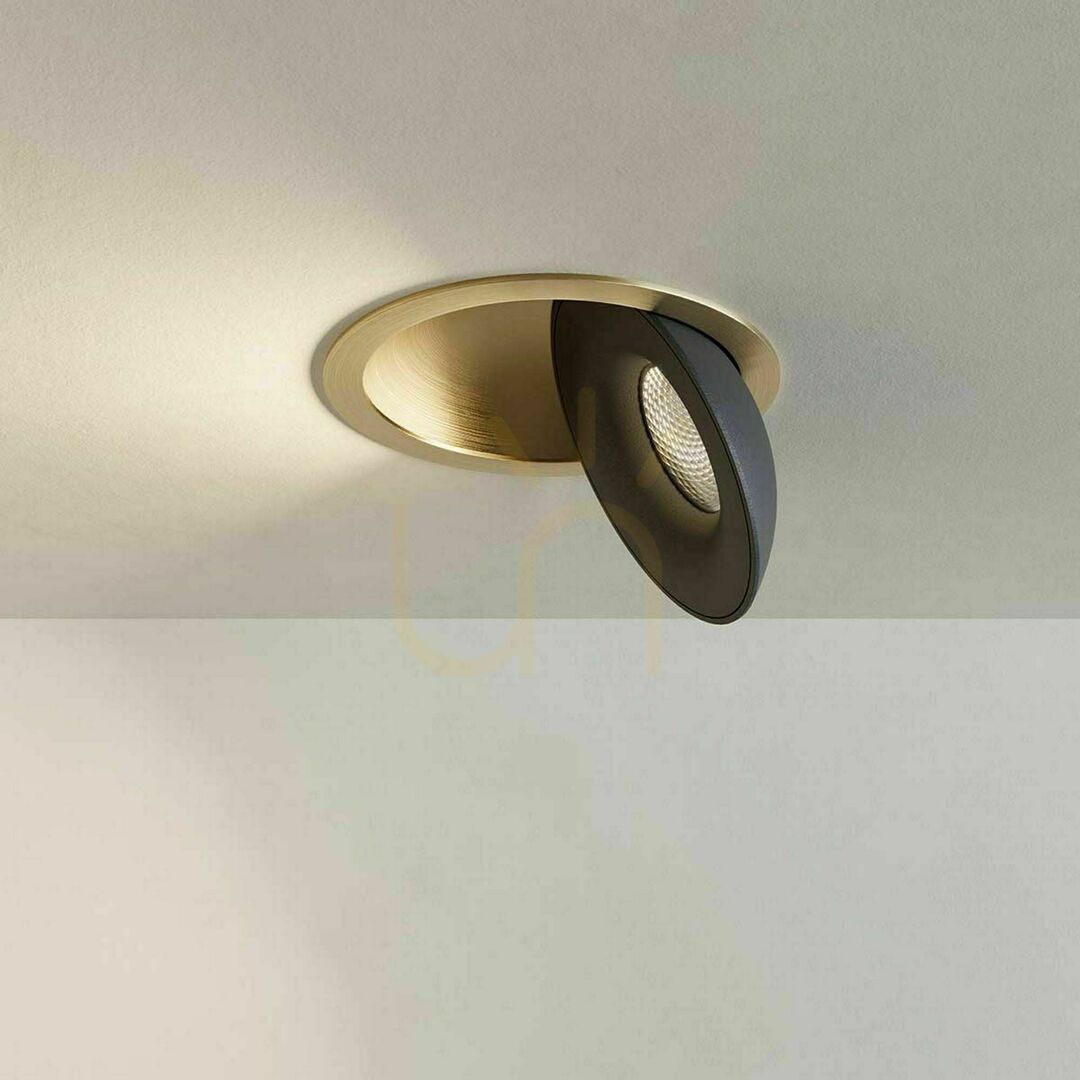 Wyświetl Oprawa wpuszczana LED s.luce Santa Deep złota 11W 2700K IP20 dimmable Oprawa wpuszczana LED s.luce Santa Deep złota 11W 2700K IP20 dimmable