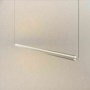 Lampa wisząca s.luce Ranya LED 160 cm aluminium, szkło przezroczyste, ściemnialna z pilotem small 14