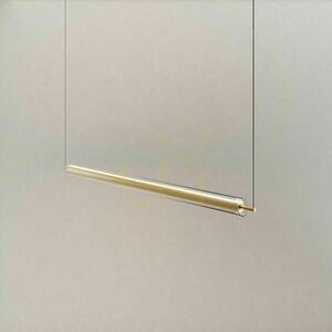 Lampa wisząca s.luce Ranya LED 160 cm aluminium, szkło przezroczyste, ściemnialna z pilotem small 8