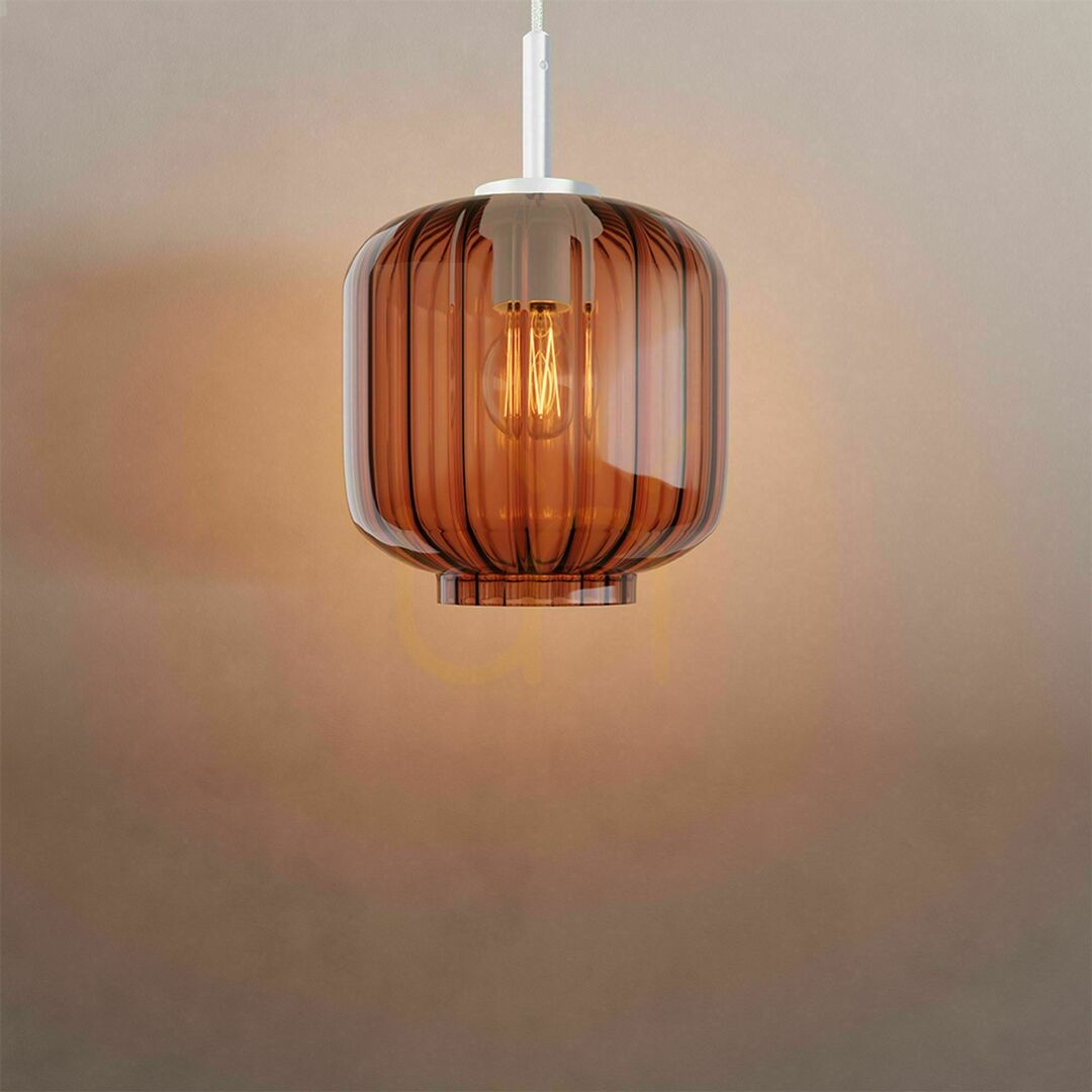 Sprawdź Żyrandol s.luce Velo szklany przydymiony 25 cm E27 minimalistyczny Żyrandol s.luce Velo szklany przydymiony 25 cm E27 minimalistyczny