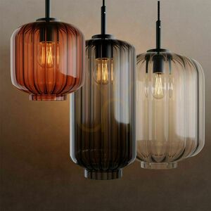 Żyrandol s.luce Velo szklany przydymiony 25 cm E27 minimalistyczny 5 Żyrandol s.luce Velo szklany przydymiony 25 cm E27 minimalistyczny small 5