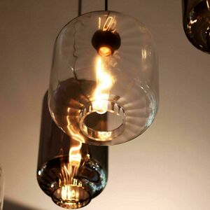 Żyrandol s.luce Velo szklany transparentny 1-punktowy E27 18 cm kablowy 4 Żyrandol s.luce Velo szklany transparentny 1-punktowy E27 18 cm kablowy small 4