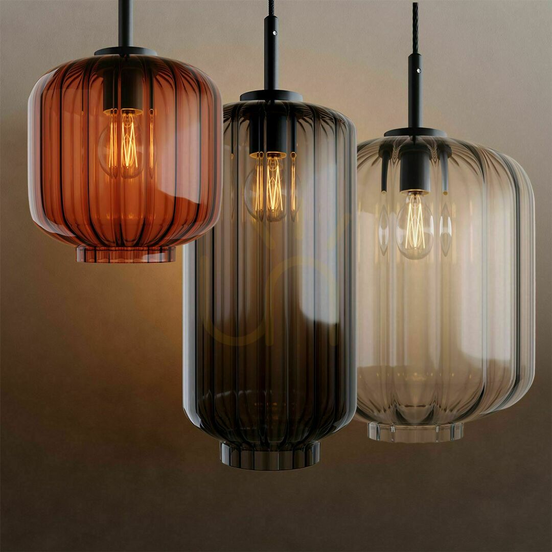 Wyświetl Żyrandol s.luce Velo szklany przydymiony cylindryczny 25 cm 1xE27 500 cm Żyrandol s.luce Velo szklany przydymiony cylindryczny 25 cm 1xE27 500 cm