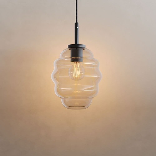 Sprawdź Lampa wisząca s.luce Echos szklana transparentna Ø18 cm E27