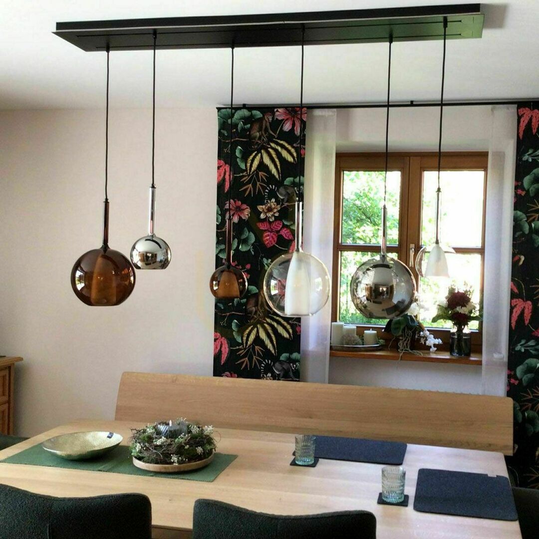Sprawdź Żyrandol s.luce Belluna 3-punktowy szklany transparentny nowoczesny E14 120 cm Żyrandol s.luce Belluna 3-punktowy szklany transparentny nowoczesny E14 120 cm