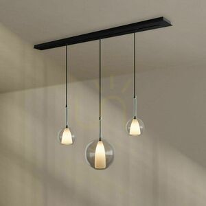 Żyrandol s.luce Belluna 3-punktowy brązowy szkło metal nowoczesny 3 Żyrandol s.luce Belluna 3-punktowy brązowy szkło metal nowoczesny small 3