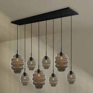Żyrandol s.luce Echos 8-ramienny biały szkło metal nowoczesny Ø 18/25 cm small 3