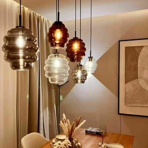 Żyrandol s.luce Echos 5-ramienny brązowy szkło metal nowoczesny Ø 18/25 cm 13 Żyrandol s.luce Echos 5-ramienny brązowy szkło metal nowoczesny Ø 18/25 cm small 13