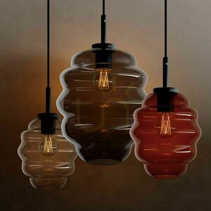 Żyrandol s.luce Echos 5-ramienny czarny szklany E27 18 cm 14 Żyrandol s.luce Echos 5-ramienny czarny szklany E27 18 cm small 14