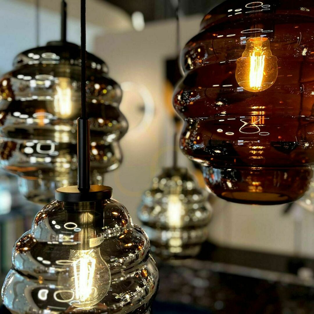 Pokaż Żyrandol s.luce Echos 5-ramienny biały szklany nowoczesny Ø18 cm Żyrandol s.luce Echos 5-ramienny biały szklany nowoczesny Ø18 cm