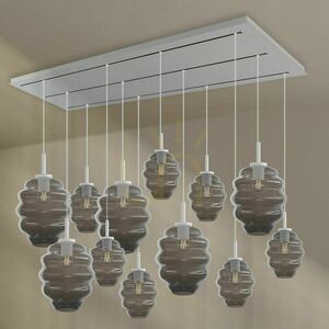 Żyrandol s.luce Echos 12-ramienny brązowy szkło metal 18/25 cm 9 Żyrandol s.luce Echos 12-ramienny brązowy szkło metal 18/25 cm small 9