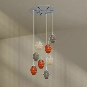 Żyrandol s.luce Echos 8-ramienny wielokolorowy Ø 80 cm 9 Żyrandol s.luce Echos 8-ramienny wielokolorowy Ø 80 cm small 9