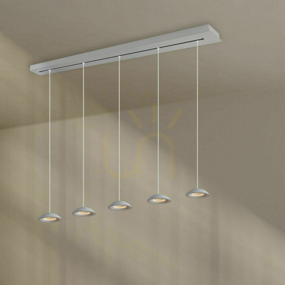 Zobacz Żyrandol s.luce Santa Air LED 5-punktowy czarny minimalistyczny 160 cm Żyrandol s.luce Santa Air LED 5-punktowy czarny minimalistyczny 160 cm