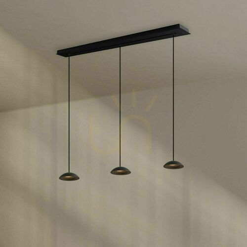 Sprawdź Żyrandol s.luce Santa Air LED 3-punktowy biały, minimalistyczny 120 cm