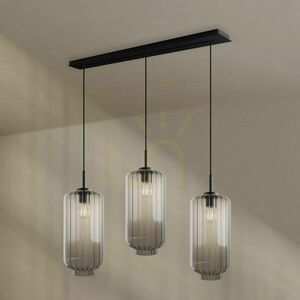 Żyrandol s.luce Velo 3-punktowy brązowy szkło metal Ø18 cm 4 Żyrandol s.luce Velo 3-punktowy brązowy szkło metal Ø18 cm small 4