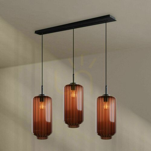Sprawdź Żyrandol s.luce Velo 3-ramienny transparentny szklany minimalistyczny Ø18 cm