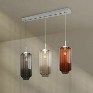Żyrandol s.luce Velo 3-punktowy czarny szklano-metalowy 18 cm 10 Żyrandol s.luce Velo 3-punktowy czarny szklano-metalowy 18 cm small 10