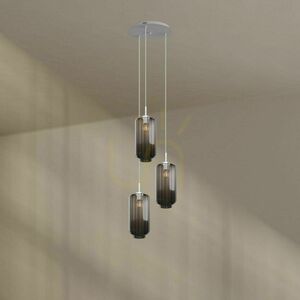 Żyrandol s.luce Velo 3-punktowy brązowy szklany minimalistyczny Ø18 cm 7 Żyrandol s.luce Velo 3-punktowy brązowy szklany minimalistyczny Ø18 cm small 7